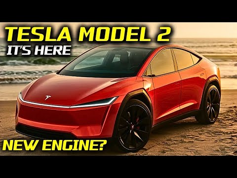 Видео: Tesla Model 2 2026! Двигатель в карбоновой оболочке — 15 000 об/мин и 380 миль. Что шокирует инду...
