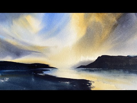 Видео: Урок акварели для начинающих: шаг за шагом