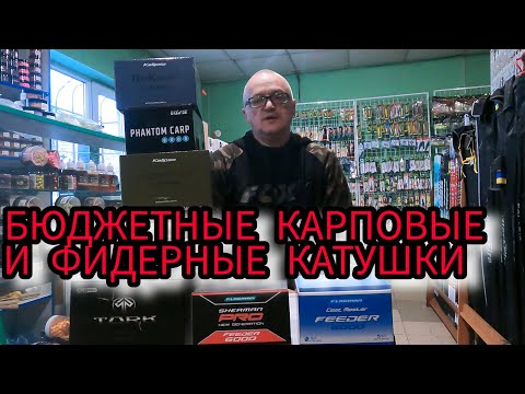 Видео: БЮДЖЕТНЫЕ КАРПОВЫЕ И ФИДЕРНЫЕ КАТУШКИ