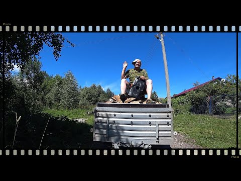 Видео: Мой отпуск в деревне, без помощников не остался