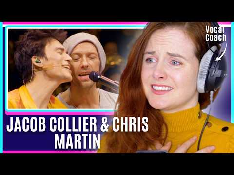 Видео: Джейкоб Колльер и Крис Мартин ЭМОЦИОНАЛЬНОЕ сотрудничество 😭 | Разбор вокала и реакция на Fix You