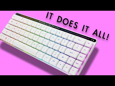 Видео: Обзор новой низкопрофильной клавиатуры Asus ROG Falchion RX 🔥