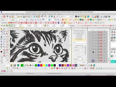 Видео: Котик в Wilcom от Li, для инстаграмм KJ_li_1 / Kitty in Wilcom by Li, for Instagram KJ_li_1