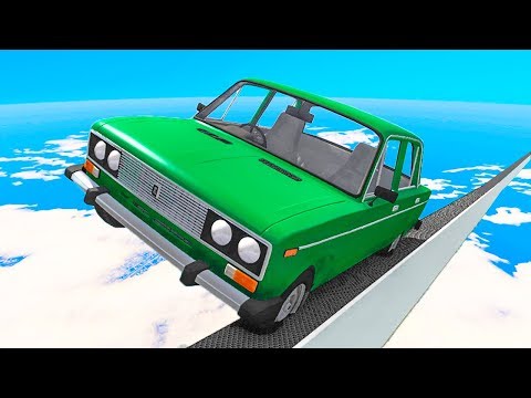 Видео: ПРОЕХАЛ ПО ТОНКОЙ ОПАСНОЙ ДОРОГЕ ВЫСОКО В НЕБЕ! ЭКСТРЕМАЛЬНЫЙ СКИЛЛ ТЕСТ НА МАШИНЕ В BeamNG.drive