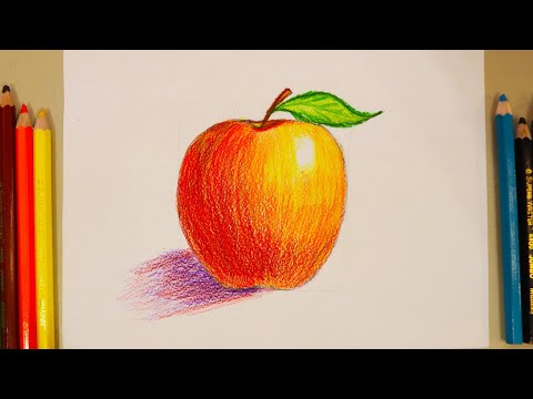 Видео: КаК НаРиСоВаТь ЯБЛОКО 🍎 Урок по ИЗО