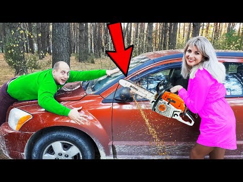 Видео: БЕНЗОПИЛА В РУКАХ У ЛЕНЫ. ЧТО СЛУЧИЛОСЬ? Crazy Life