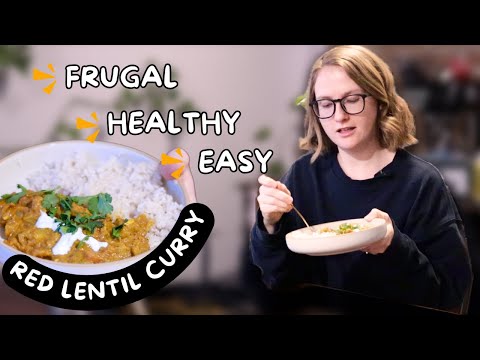 Видео: Бюджетные блюда — карри из красной чечевицы