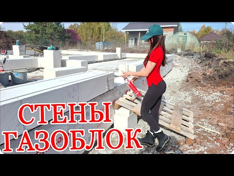 Видео: КЛАДЕМ СТЕНЫ из ГАЗОБЕТОНА Сами! СТОИМОСТЬ в 2025 году