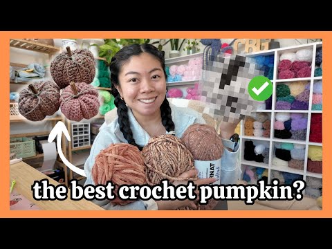 Видео: Пытаюсь связать ЛУЧШУЮ тыкву крючком 🧶 Лучшая комбинация пряжи и узора?! ПОСЛЕДНИЙ видеоблог о вя...