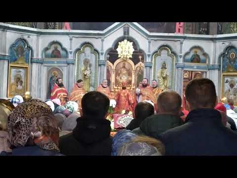 Видео: Соборная молитва в св.-Анастасиевском соборе : пение  " Отче наш" 11.11.25.