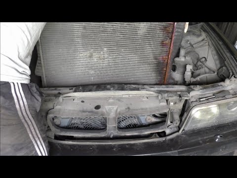 Видео: Замена радиатора на bmw e38