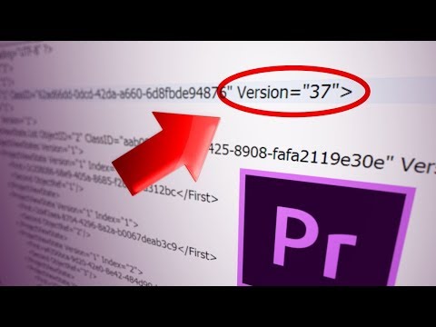 Видео: Как открыть проект Adobe Premiere Pro в более старой версии программы - Копилка 037