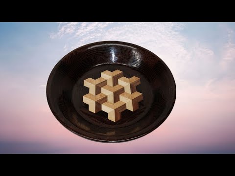 Видео: Токарная обработка дерева: 3D иллюзия 3 в 1