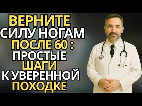 Видео: Пожилые:Упражнения для сильных ног после 60 - верните уверенность и лёгкость шагов |здоровье пожилых