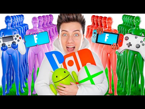 Видео: ВСЕ ДЕВАЙСЫ ВСТРЕТИЛИСЬ В 1 ИГРЕ в Фортнайт