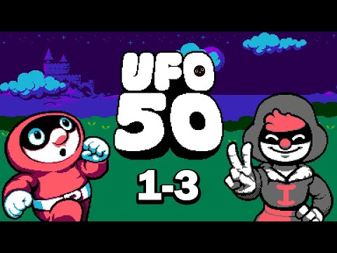 Видео: Пробую первые 3 игры | UFO50 | 1 |