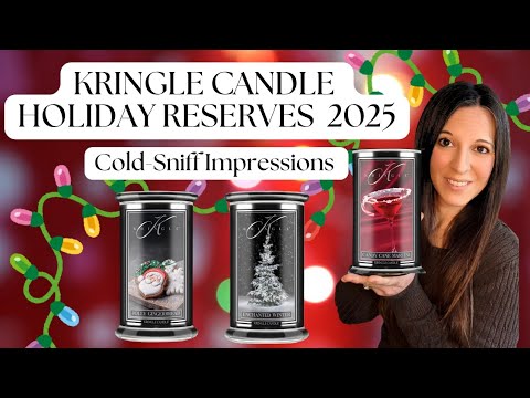 Видео: 🎅Предварительный обзор Kringle Candle Holiday Reserve 2025! Впечатления от 3 из 4 новых ароматов!