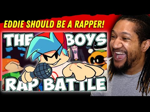 Видео: Реакция на Friday Night Funkin VR Rap Battles с The Boys