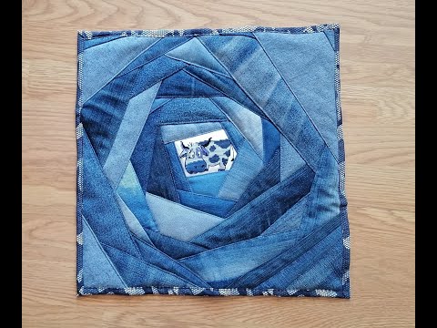 Видео: Сидушка из старых джинсов.