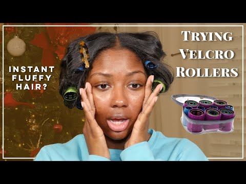 Видео: Пробуем липучки на выпрямленных волосах | Мгновенный объём? | Ниара Алексис