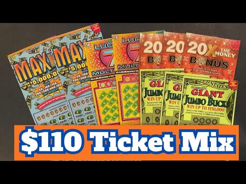 Видео: ‼️ Микс билетов за 110 долларов ‼️ В этом миксе найдены MULTIPLIER и JUMBO!