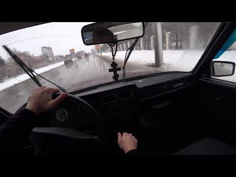 Видео: ЕДУ на Ваз 2107 от первого лица / Улетел в сугроб от первого лица