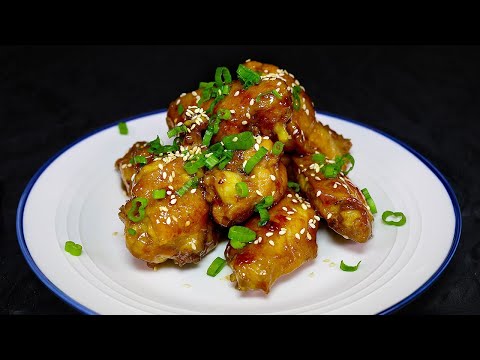 Видео: Куриные крылышки на сковороде в пиве