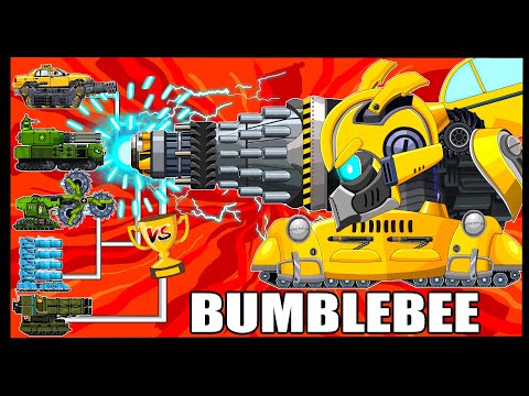 Видео: Drill Vehicle Transformers Bumblebee | Monster Truck | WOT| Мультики про танки | Arena Tank Cartoon