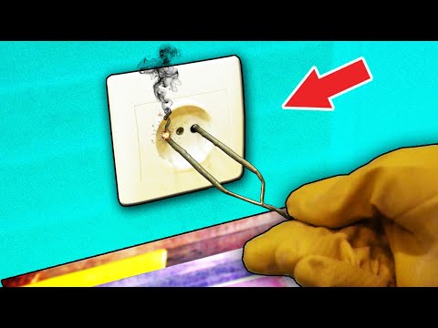 Видео: Что если БЕНГАЛЬСКИЕ ОГНИ СУНУТЬ в РОЗЕТКУ?