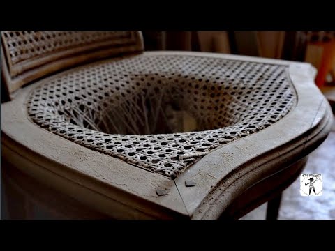 Видео: (испытание) реставрация старинного венского соломенного кресла в стиле Людовика XVI