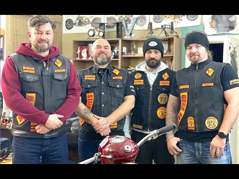 Видео: Байкеры мотоклуба BANDIDOS MC дали интервью МОТОРАДИО.