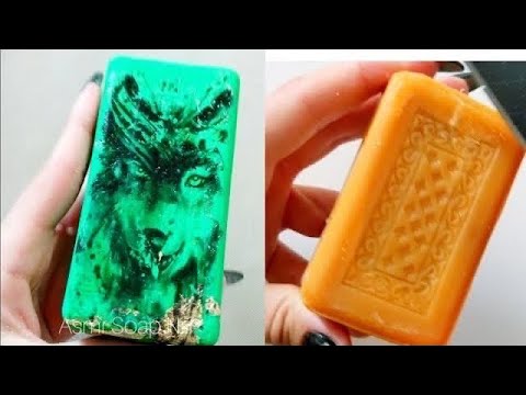 Видео: ASMR Soap catting/ Soap carving/ Резка мыла/ Asmr soap