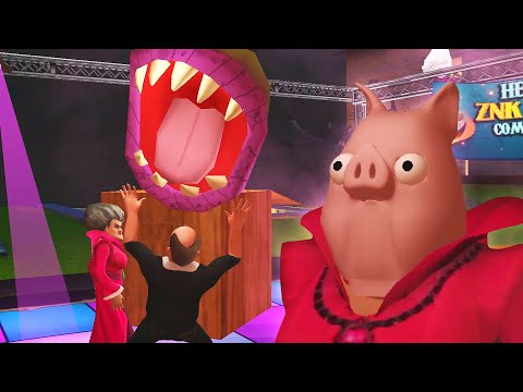 Видео: МАРИЙКА КОЛЕДНОТО ПРАСЕ 😂😂 - Scary Teacher 3D (Update)