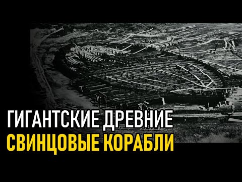 Видео: Гигантские античные свинцовые корабли на дне озера