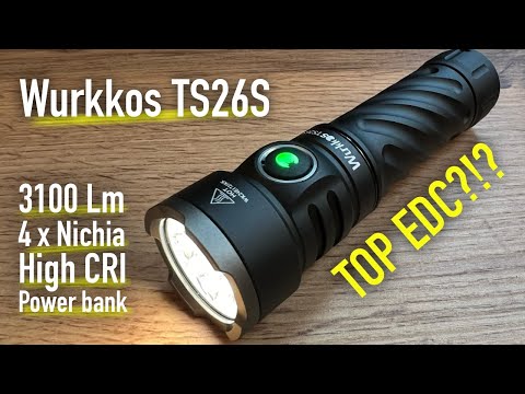 Видео: КАЧЕСТВЕННЫЙ СВЕТ ЗА ДОСТУПНУЮ ЦЕНУ?! Wurkkos TS26S