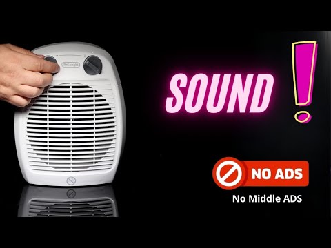 Видео: 14 часов Белый электрический обогреватель на черном фоне