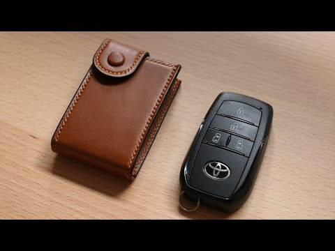 Видео: Сделайте чехол для ключей TOYOTA. Бесплатная выкройка №212