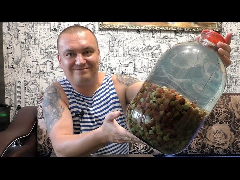 Видео: Бесподобная настойка самогона на крыжовнике - вкусная и полезная.