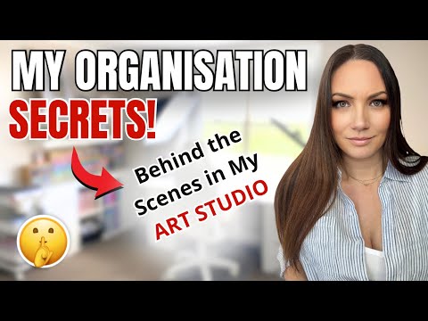 Видео: ЗА КУЛИСАМИ моей студии раскрашивания 🎨 | Секреты идеальной организации и хранения