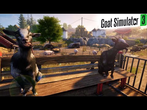 Видео: КОЗЕЛ ВЫШЕЛ НА ВОЛЮ. РАЗРУШИМ ЭТОТ ГОРОД ? 😈 Goat simulator 3