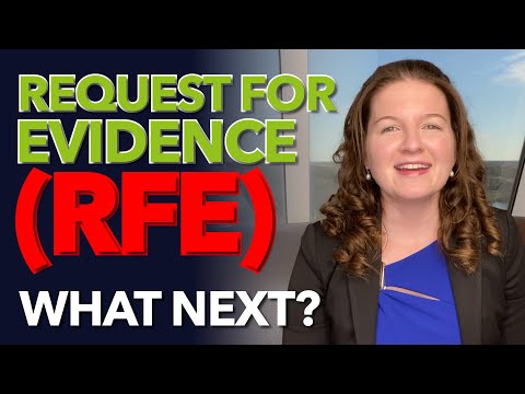 Видео: Запрос на предоставление доказательств (RFE) — что дальше?