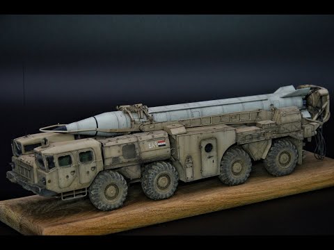 Видео: 9Р117М1 9К72 Эльбрус (Scud B), Trumpeter 1/35