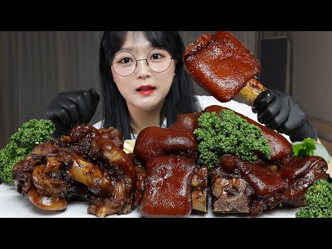 Видео: Ешьте тушеные свиные ножки🍖Mukbang Asmr