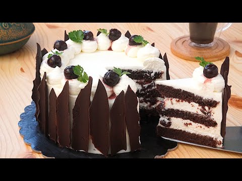 Видео: ТОРТ ЧЕРНЫЙ ЛЕС - РЕЦЕПТ АSMR | cakeshare