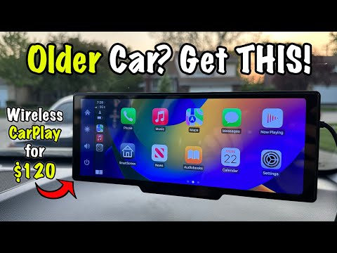 Видео: Универсальный беспроводной CarPlay и Android Auto Display — LAMTTO