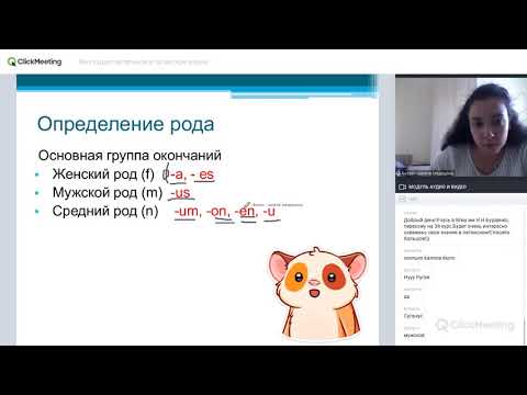 Видео: Имя существительное в латинском языке