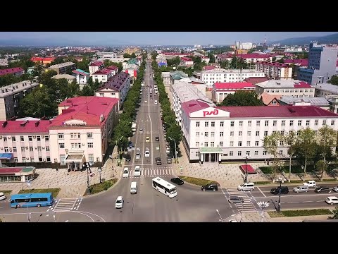 Видео: Южно-Сахалинск. Улица Ленина
