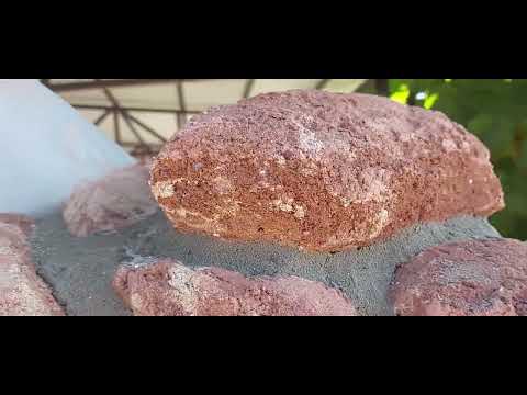 Видео: Цветной камень из АРТ бетона не требующий покраски