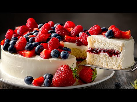 Видео: ЭКСТРА-ЯГОДНЫЙ Торт, Самый Нежный и Вкусный!