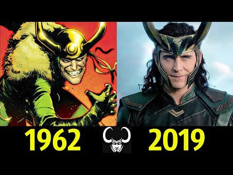 Видео: Локи - Эволюция (1962 - 2019) ! Все Появления Бога Обмана !